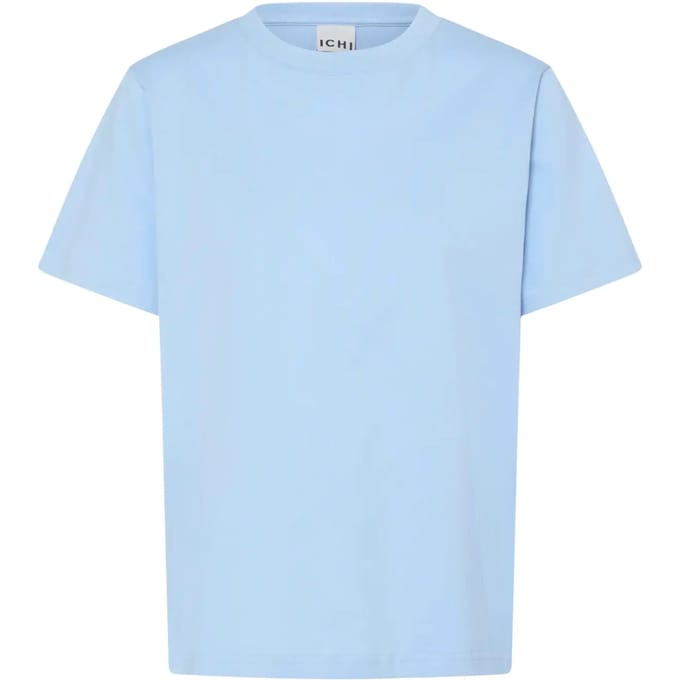 Ichi IHPALMER LOOSE SS Dames T-shirt - Powder Blue