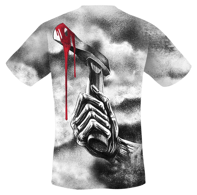 Iron Maiden T-shirt - Killers Allover - S tot XXL - voor Mannen - wit