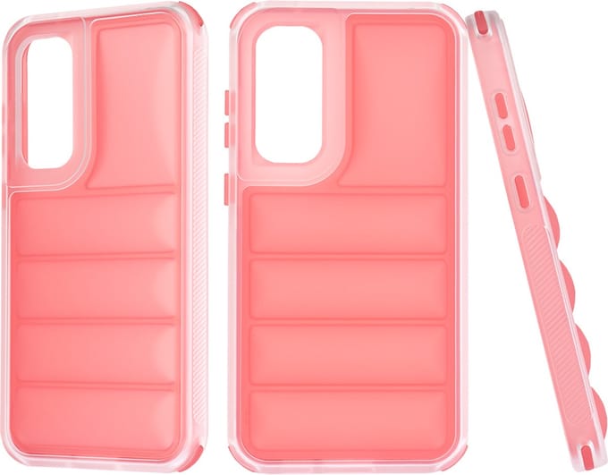 Hoes voor Samsung Galaxy S23 FE S711, Techsuit, Wave Shield, Rood