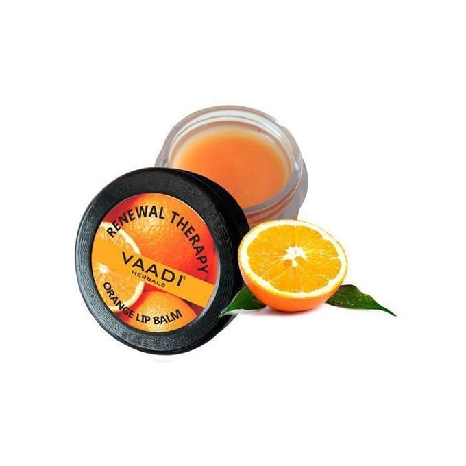 Lippenbalsem met sinaasappel (10 gram), Oranje lippenbalsem, Vaadi Herbals orange