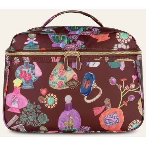 Oilily Cocos Beauty Case- maatOne size Hot Chocolate