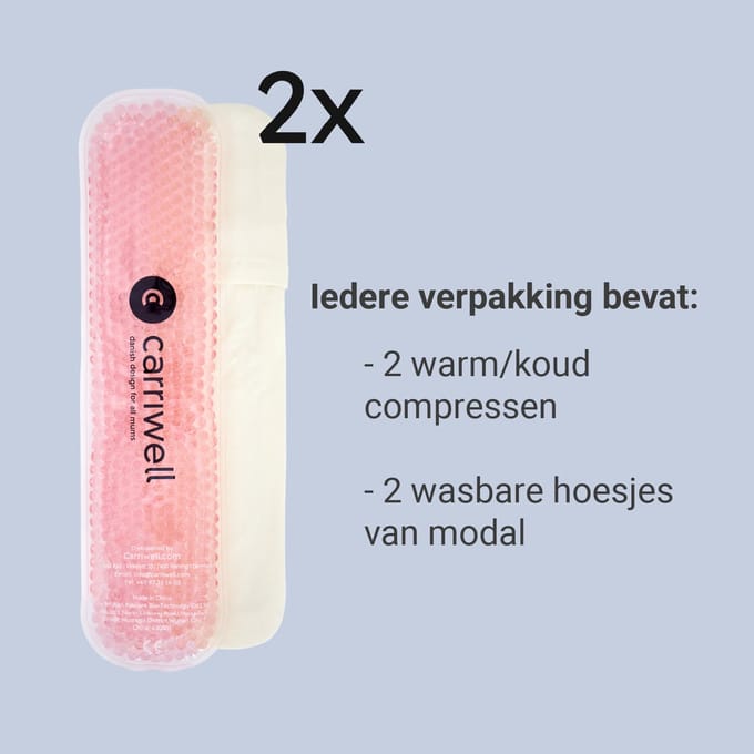 Carriwell Warm/Koud Perineumcompres - 2 Stuks