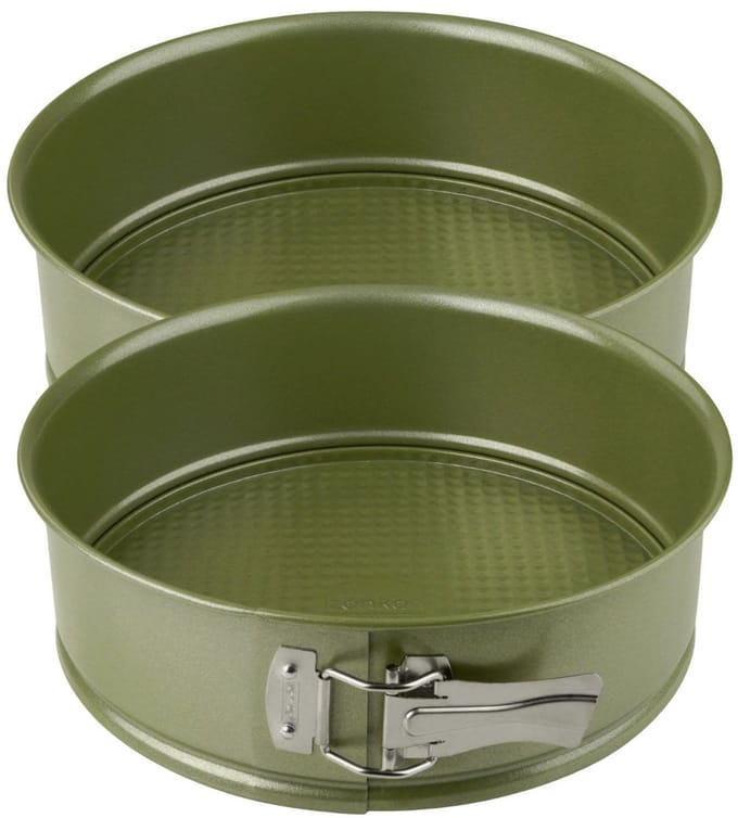 Set van 2 springvormen met scharnier 24 cm Zenker Green Vision