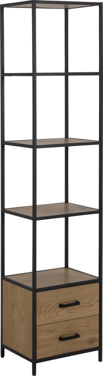 Boekenkast Bronx MDF Naturel 42x185 - Giga Living