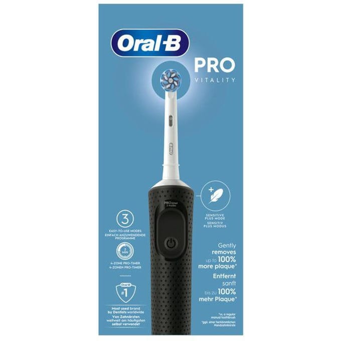 Brosse a dents - ORAL-B - Vitality Pro - Black - Electrique