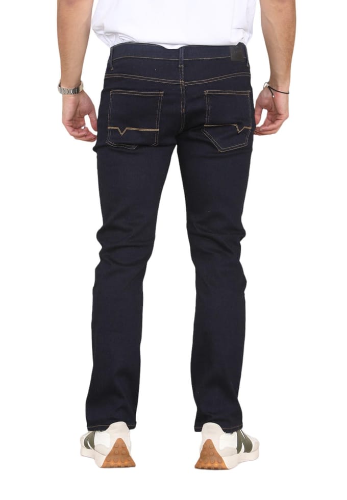 MYT Herenjeans met rechte pijpen, hyperstretch denim in indigo
