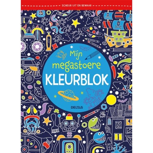 Mijn megastoere kleurblok Kleurboeken