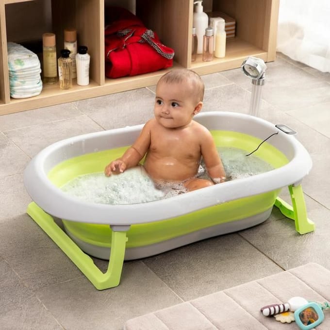 Opvouwbaar en Groeibaar Babybadje Fovibath InnovaGoods