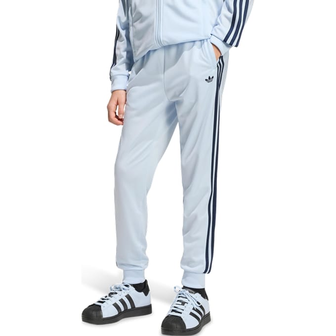 Adidas Superstar Broeken Kinder - Blauw - Maat 123 - 129 CM - Poly Mesh