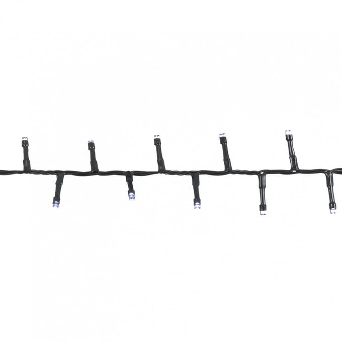 Luca Lighting kerstverlichting lichtsnoer - buiten - 550 lampjes wit - flashfunctie - 1100 cm