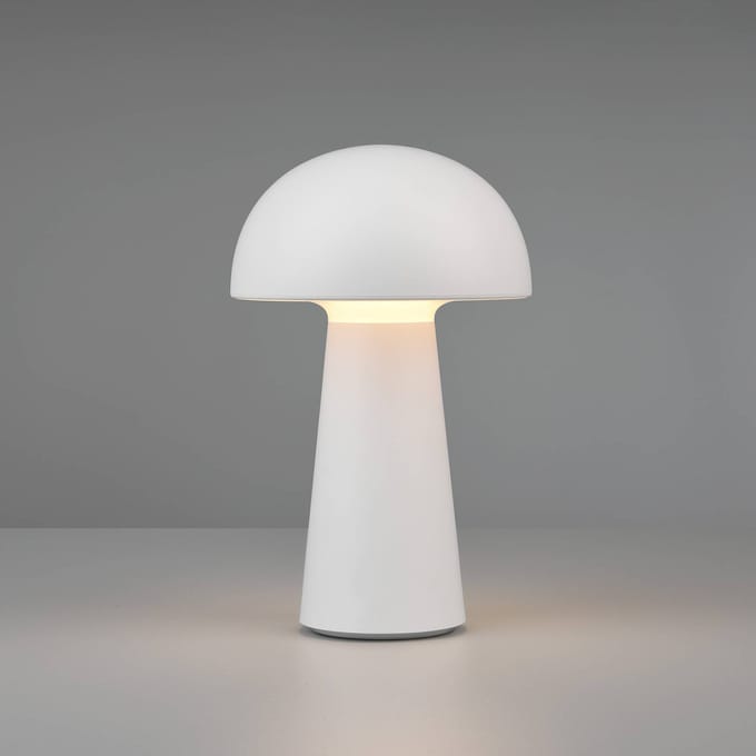 REALITY LENNON - Tafellamp - Wit - incl. 1x SMD 2W - Oplaadbare - Buitenlamp - Dimbaar - Buitenverlichting - IP44