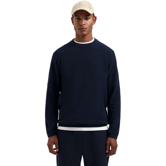 Dstrezzed Ds-chenille Crewneck Dk. Navy Größe: S | Pullover Outlet | Herren | Blau