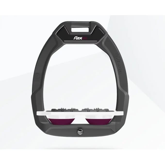 Veiligheidsijzers Uitsluitend Grip Antraciet/Wit/Pruim Flex-On Safe-On