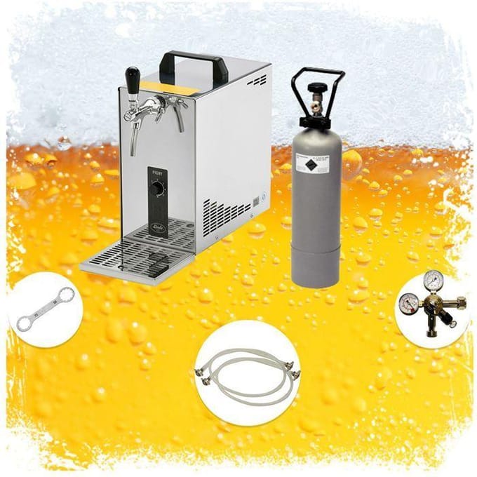 Kit complet système distribution de bière - ICH-ZAPFE.DE - PYGMY 25 LE - Refroidissement sec mono-ligne - 30 l/h - R290