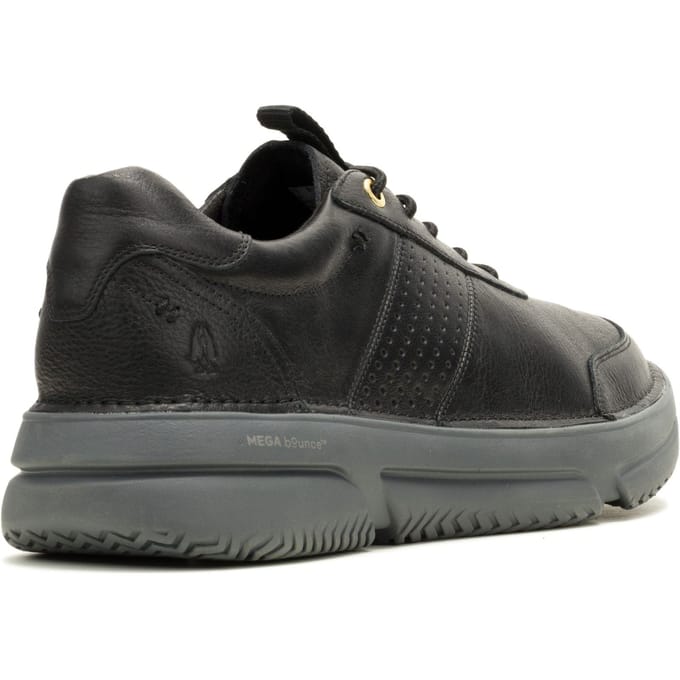 Hush Puppies Baylor Leren Herenschoen Zwart