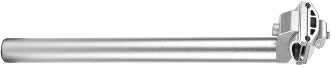 Bicycle Seat Post - Mountain Bike Seat Post - 25.4 x 300 mm - Shockproof - Road Bike Accessory - Silver