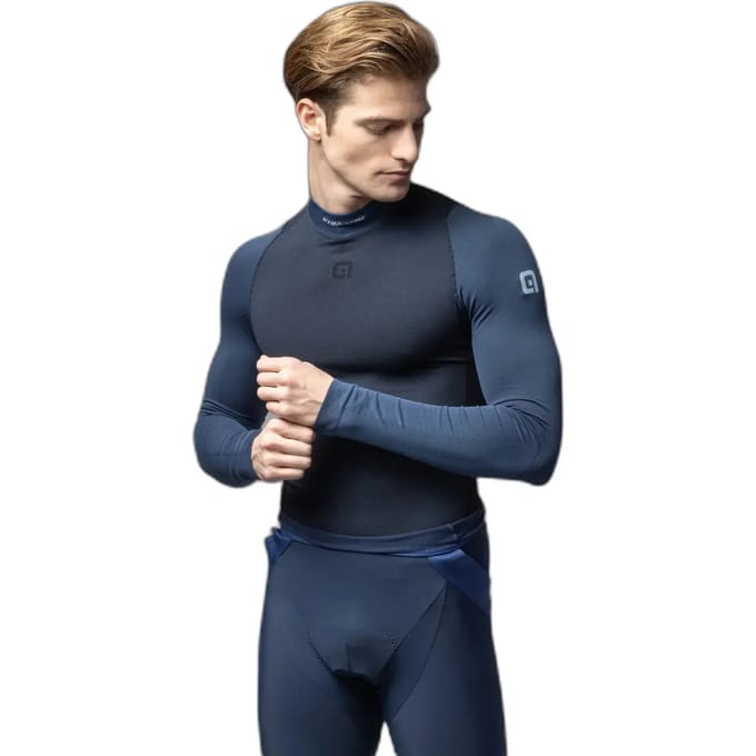 Ale Dames Base Layer Lange Mouwen Klima - Marineblauw - M/L - Valt klein