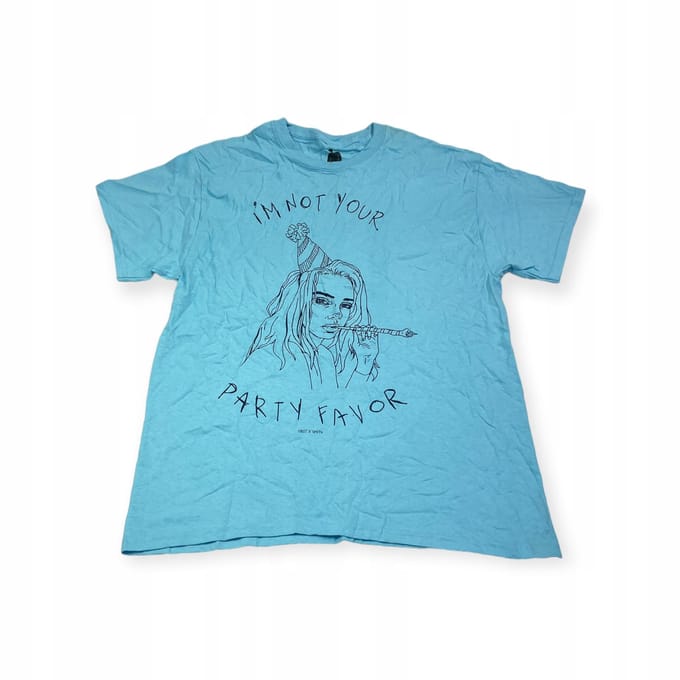 T-shirt homme col rond SPENCER'S BILLIEEILISH L blue