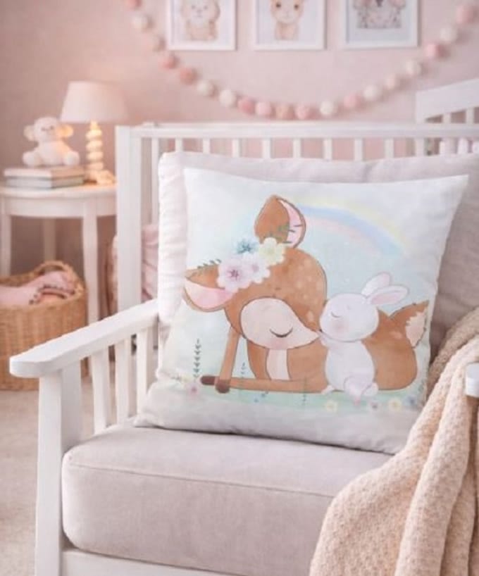 Velvet Little Dreamers Collection kussenhoes - 45x45 cm