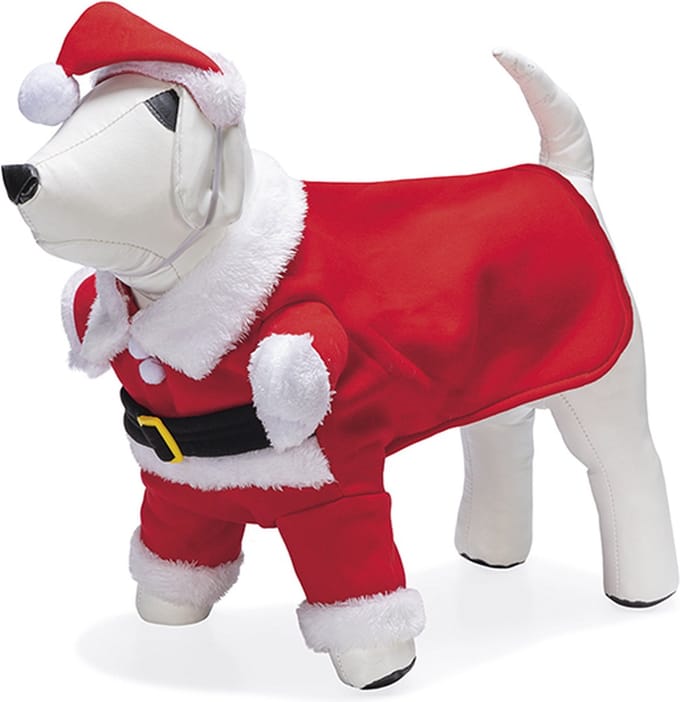 Beeztees Kerstmanpak - Hondenkleding - 28 cm