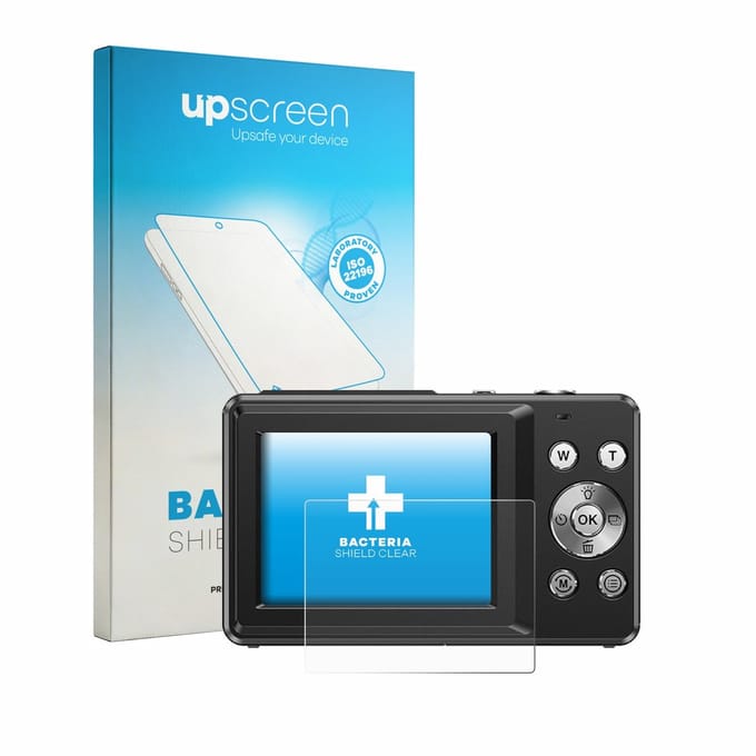 upscreen - Screenprotector voor IXNAIQY Vlogging Camera for Kids - Folie Beschermfolie transparant antibacterieel