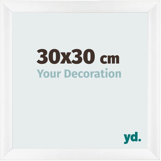 Your Decoration - Fotolijst 30x30 cm - MDF - Wit Mat - Pisa