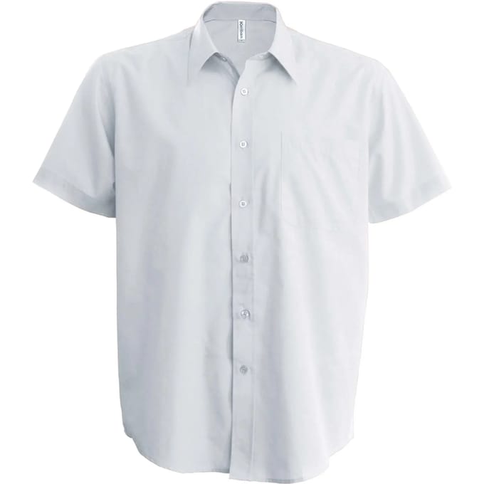 Kariban Kinder poplin overhemd korte mouwen K520 - White - 10/12 Y (10/12 ans)