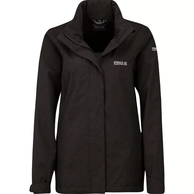 Pro-x Elements Outdoorjas Naomi Dames Polyester Zwart Maat 44