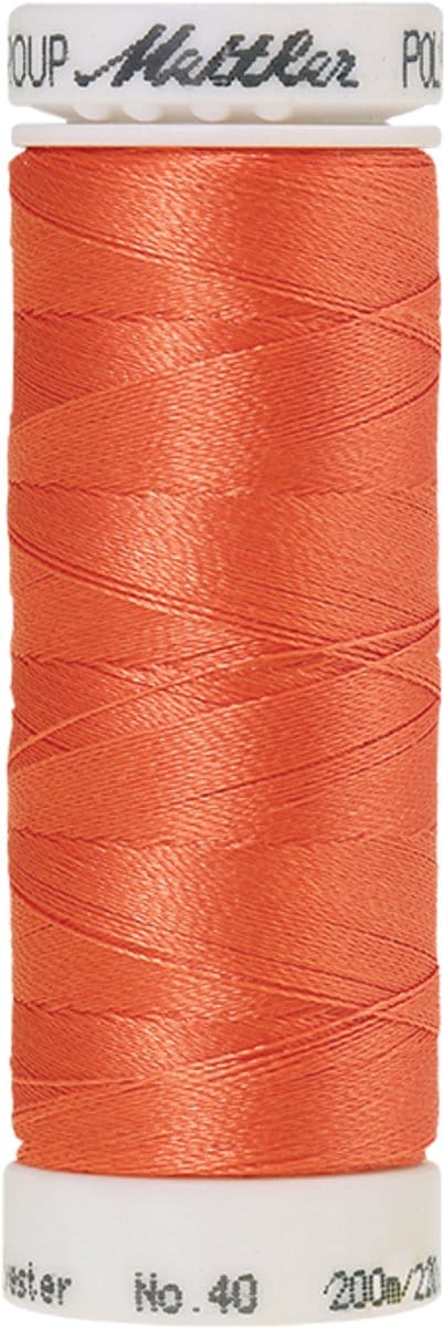Mettler borduurgaren - Oranje - Nr 1430 - Polysheen - 200 meter