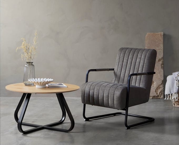 Fauteuil Trout - Donkergrijs