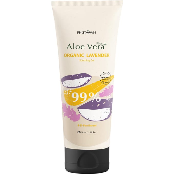 Phutawan Gel Goutte Aloe Vera 99%, pour Après-Soleil & Hydratant Quotidien, 150 ml. 150 ml. x 3 pcs