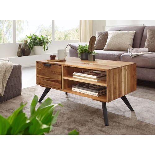 Sky Style Akasiya Salontafel Massief met Lade