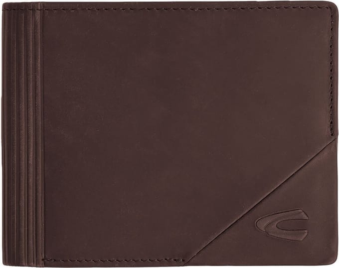 camel active Portemonnee Taiga Horizontal Wallet Brown Donkerbruin
