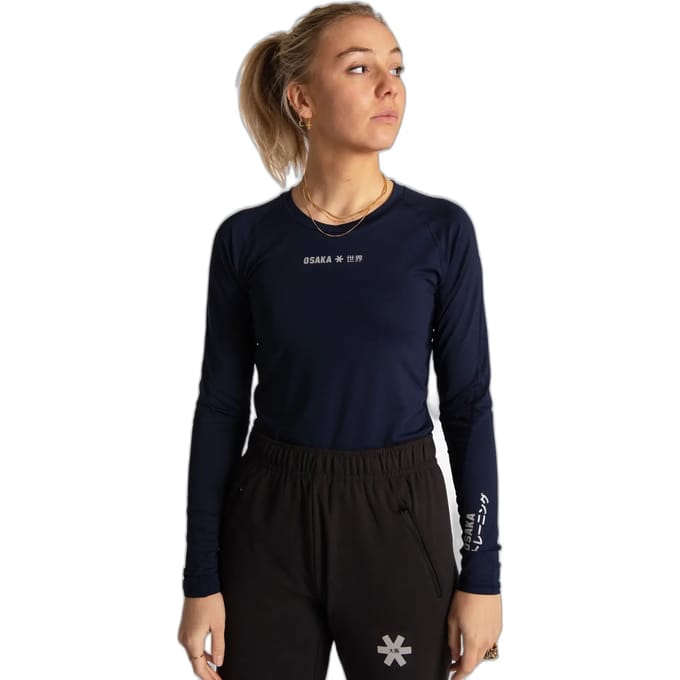 Osaka - Baselayer Top - Thermoshirt - Dames - Blauw - XS