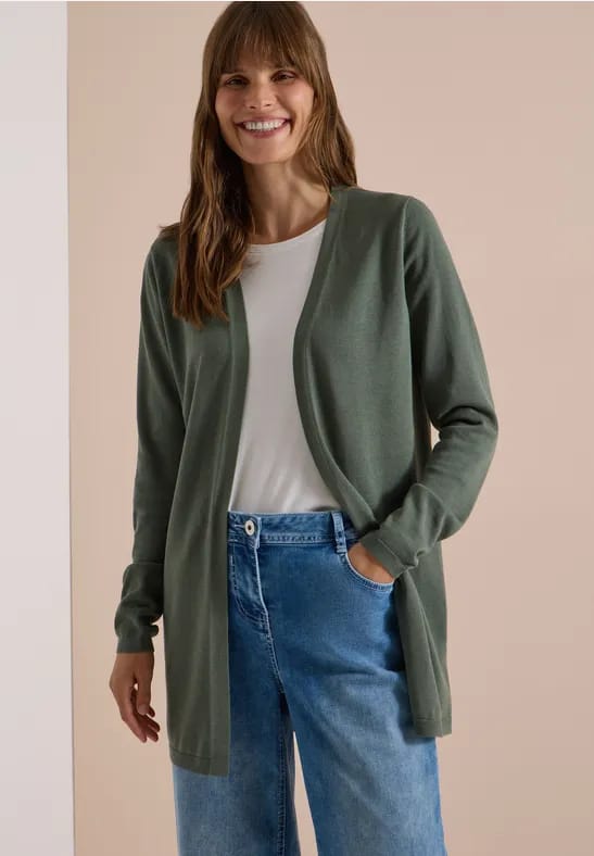 Lang openvallend vest