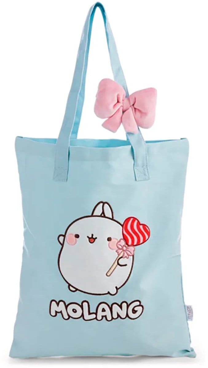 Nici Molang 44x38 Cm Stoffentas Blauw Kinderen