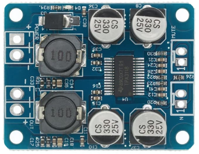 TPA3118 60W MONO DIGITAL AUDIO POWER AMPLIFIER
