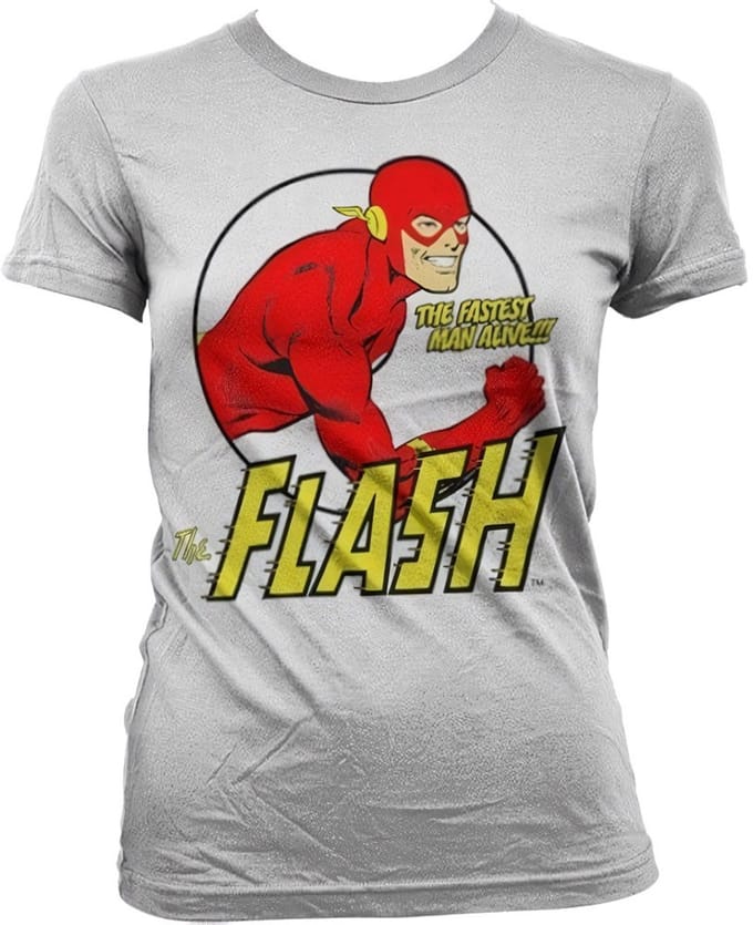 The Flash Fastest Man Alive T-shirt voor dames, witite