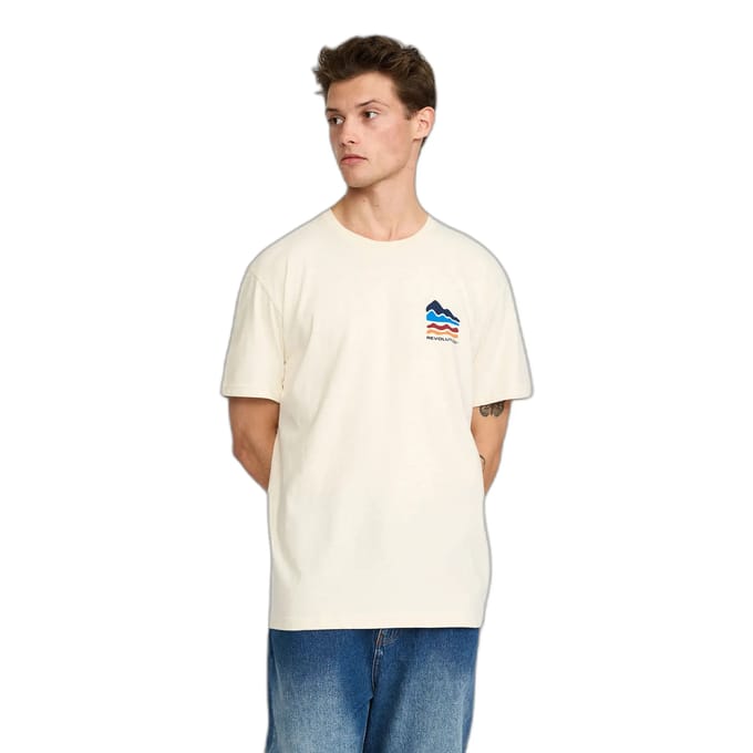 T-shirt Revolution Printed T-Shirt 1459 TER - Off White Melange
