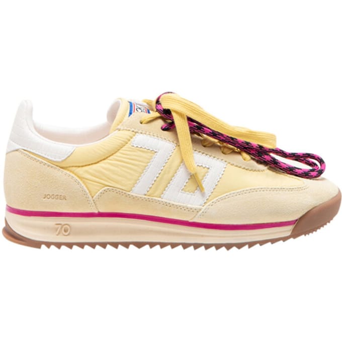 BACK70 Jogger Sneakers - Textiel - Dames - Beige - Maat 41