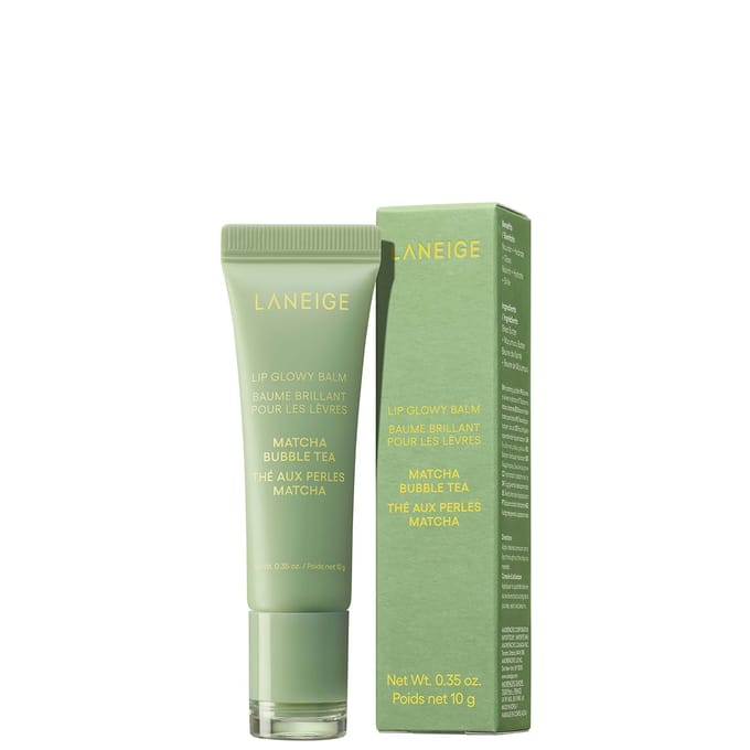 LANEIGE Lip Glowy Balm Matcha Bubble Tea 10g