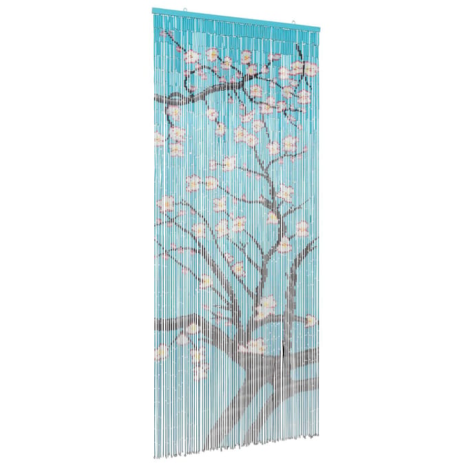 vidaXL - Insect - Deur - Gordijn - Meerkleurig - 90 - x - 200 - cm - Bamboe