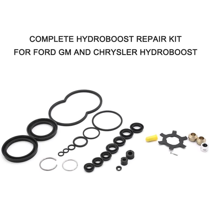 GM 2771004 Hydroboost reparatieset Hydro-Boost afdichtingsreparatieset Exacte kopie voor remsysteem zwart