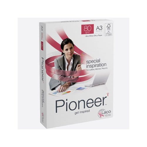 Kopieerpapier pioneer a3 80gr wit 500vel