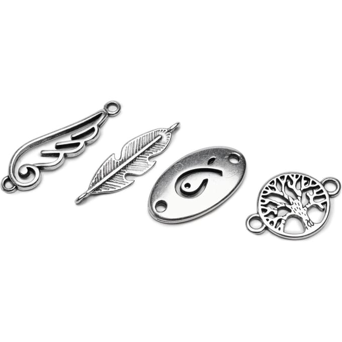 VBS Decoratieve hanger-Meng met 2 ogen, 4 stuks