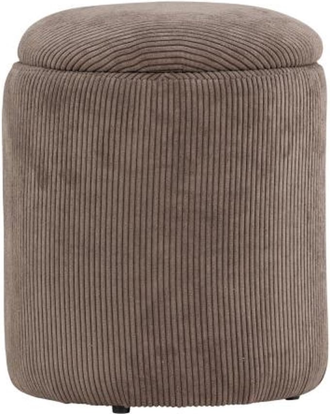 Svea - Zara poef - rib - bruin