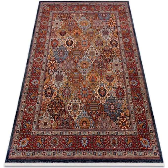 Kleden Rugsx Wollen tapijt KESHAN Ornament, frame oosters 7576/ 200x290 cm