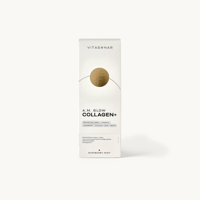 Vitasonar A.M. Glow Collagen - Marine Collageen Peptan+ - 30 Zakjes