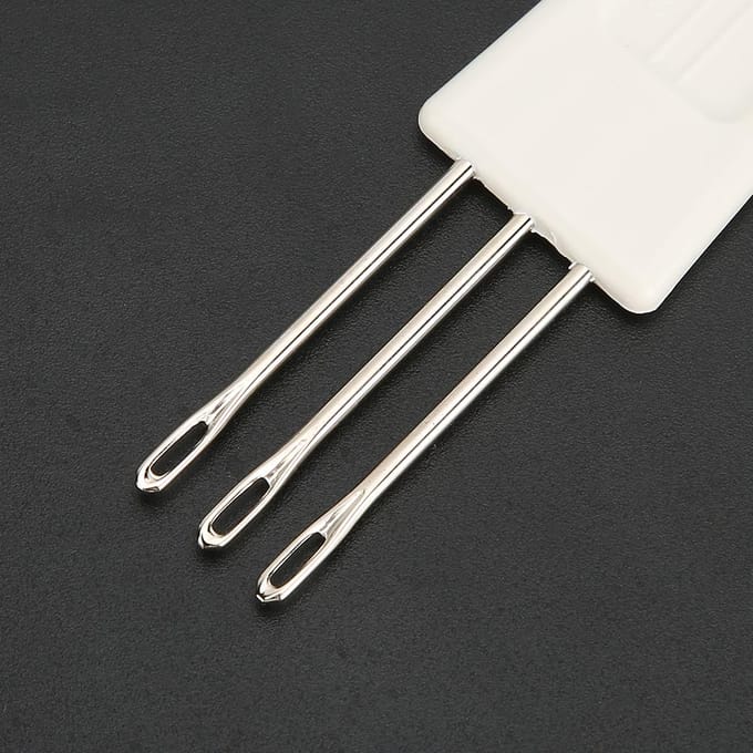 6,5 mm steek 1X3 transfernaald voor breimachine met zilveren riet LK150 white
