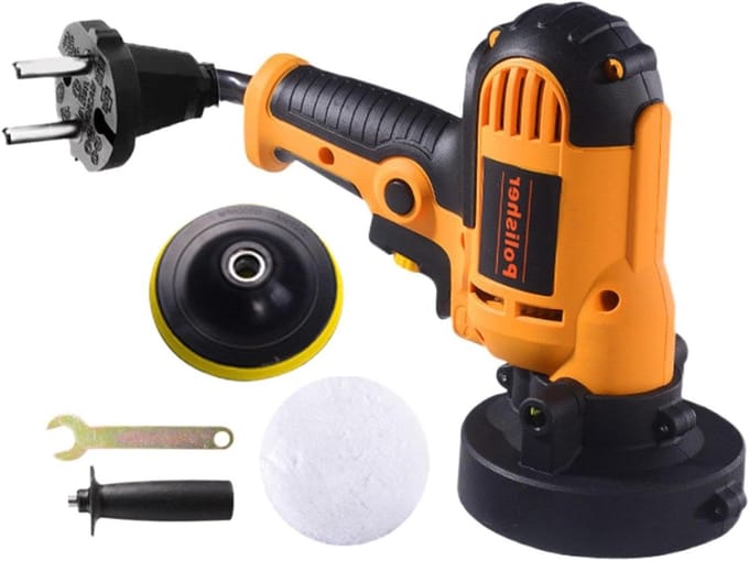 Polijstmachine - Schuurmachine - Auto Detailen - Compact Lichtgewicht - 125 mm Schijf - Grijs